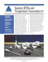 Sanitary RTDs and Temperature Transmitters with Foundation Fieldbus Communications