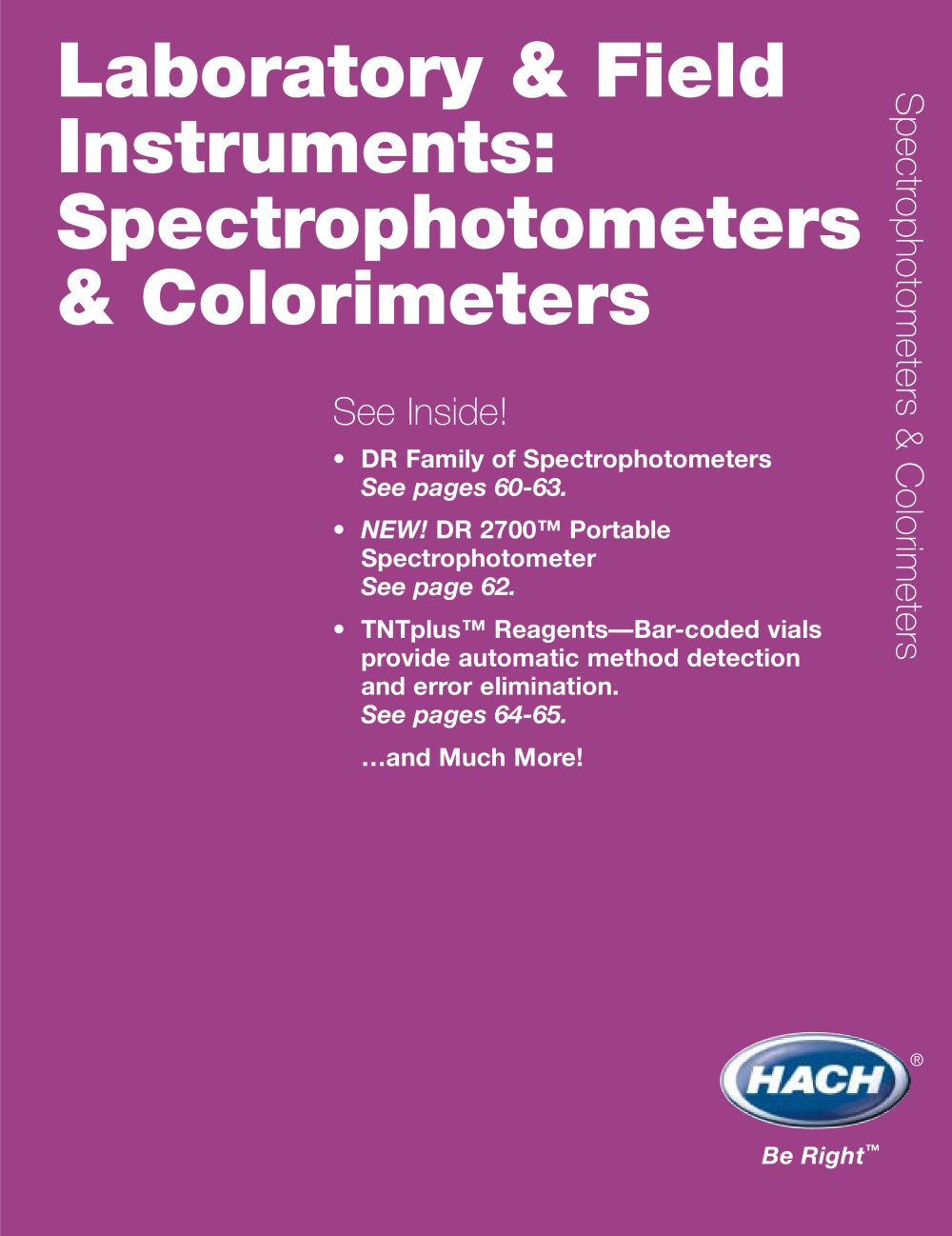 Spectrophotometers & Colorimeters - Hach
