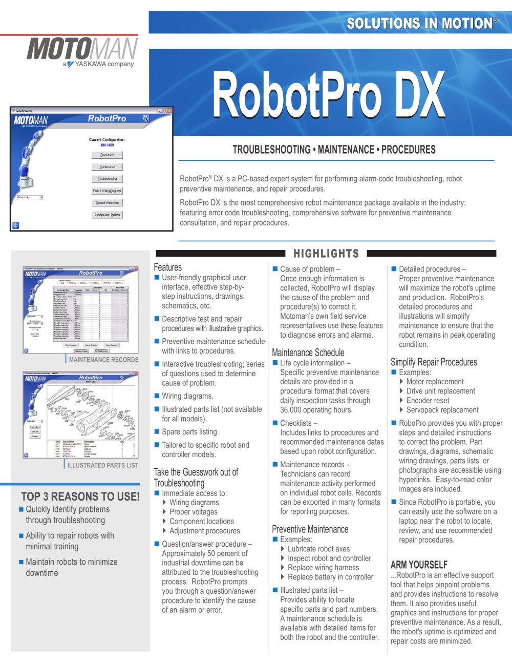 Motoman RobotPro DX Software - MOTOMAN