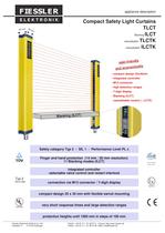 ILCT - Safety light curtains with Blanking features_category 2 Appliance descrition