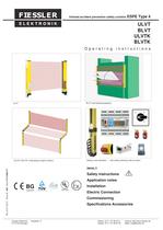 Safety light curtains with Blanking features_category 4 Operating Instructions