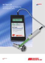 Gaussmeter for residual magnetism M-Test LR