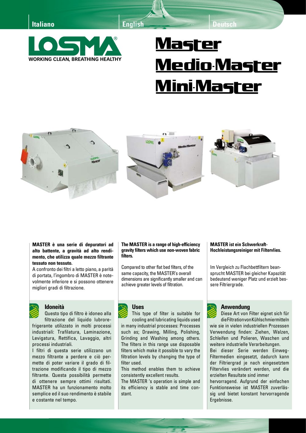 MASTER - MEDIO MASTER - MINI MASTER - LOSMA