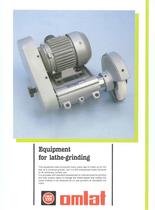 Equipment for lathe-grinding
