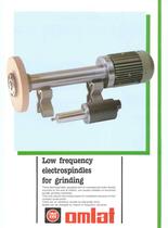 Low frequency electrospindles for grinding