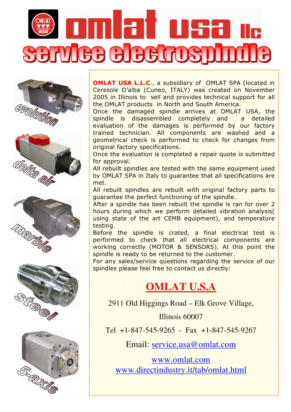 SERVICE - OMLAT USA - omlat