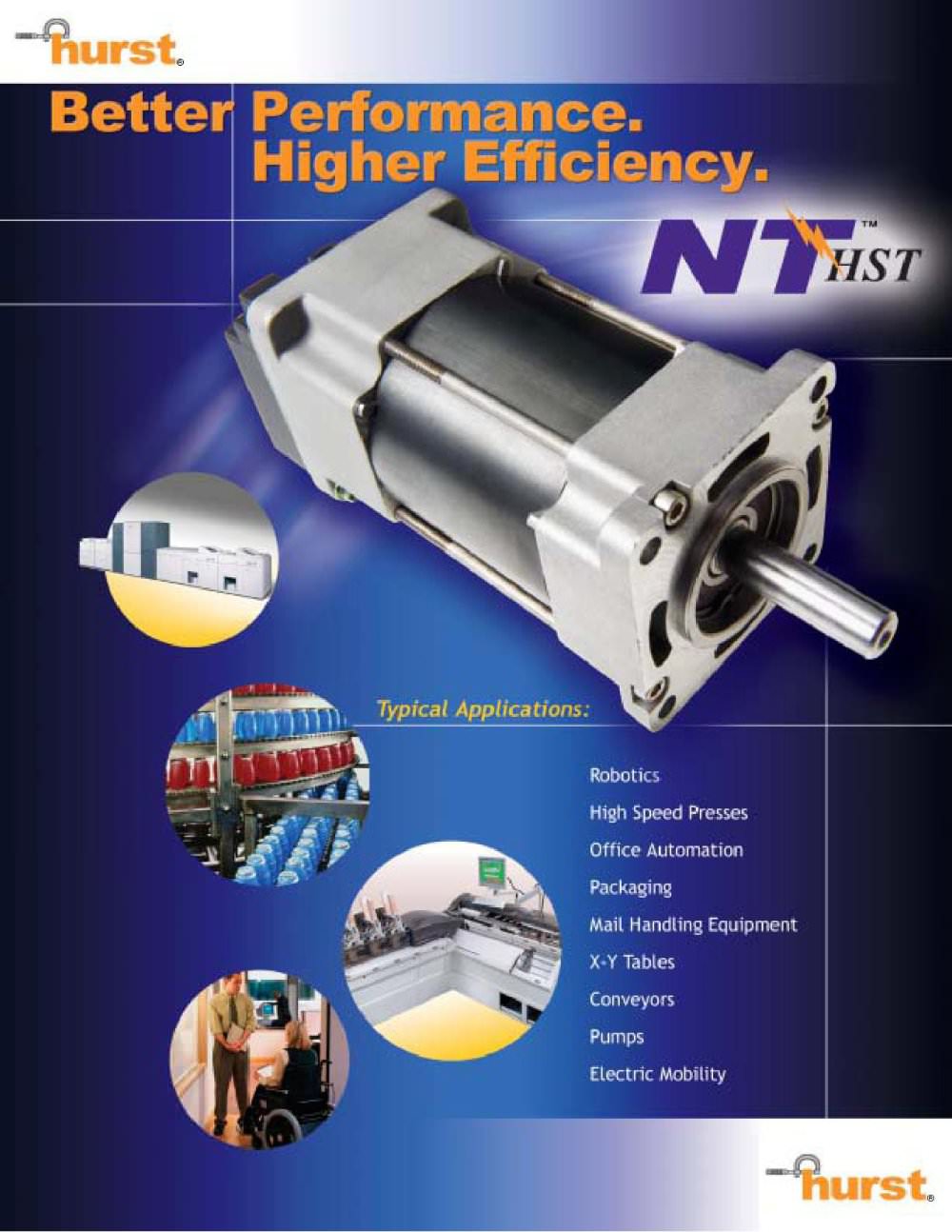 HST23 12-48 Vdc Brushless DC Motor Catalog - Hurst Manufacturing
