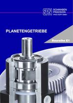 planetary gearboxes model range E1