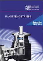 planetary gearboxes 	model range PK3