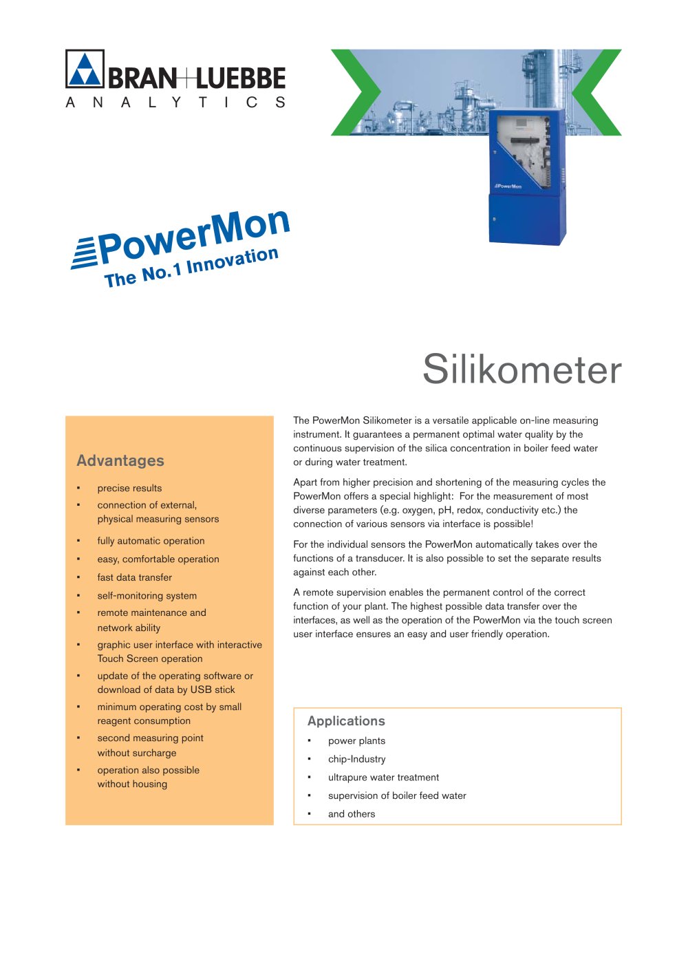 PowerMon Silikometer - Bran+Luebbe