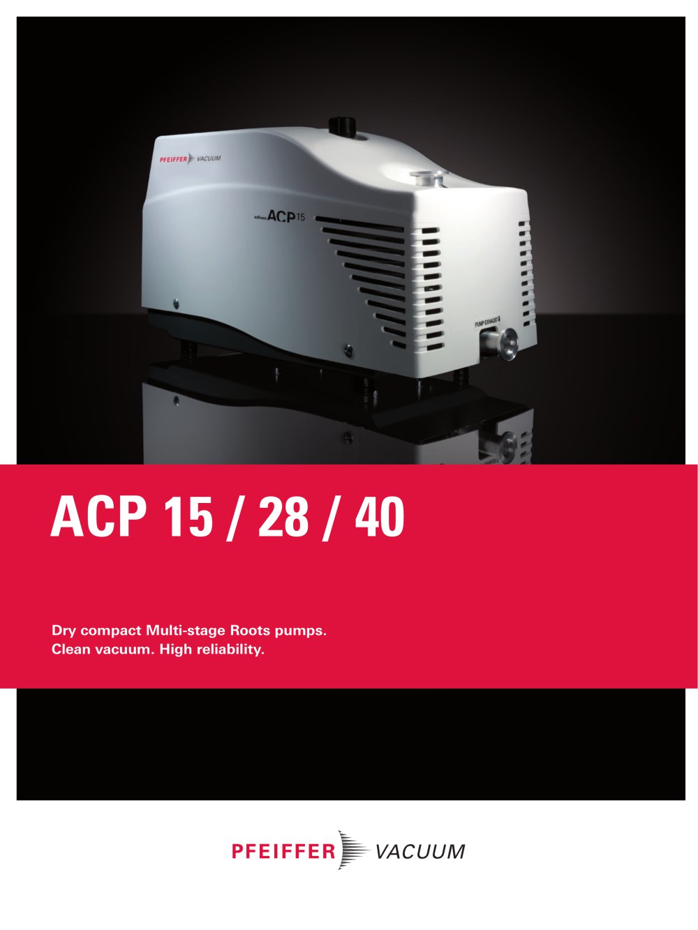 Multi-stage Roots Pumps - ACP Series - Pfeiffer Vacuum