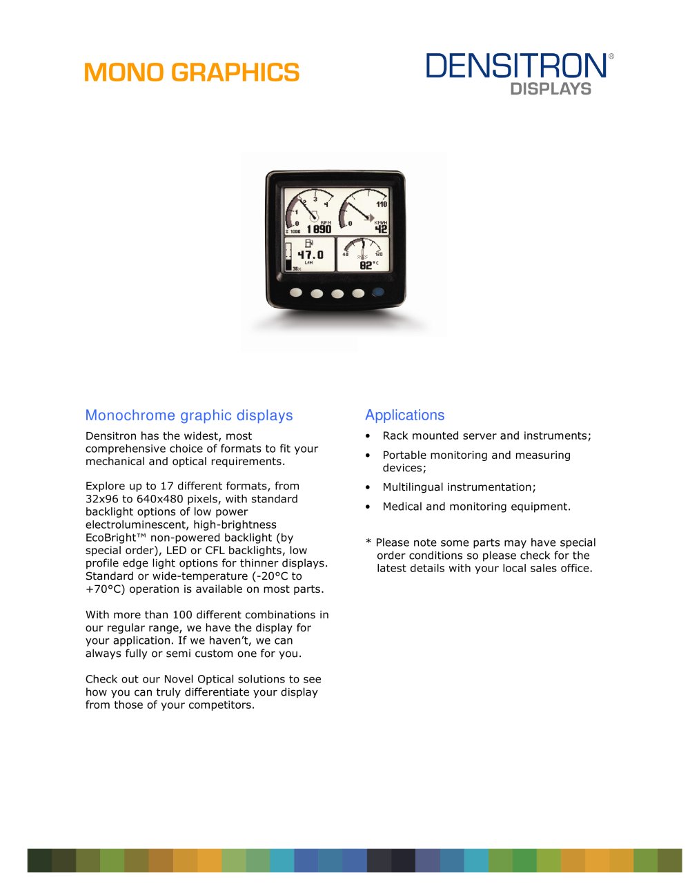 Monographic Displays - Densitron Technologies