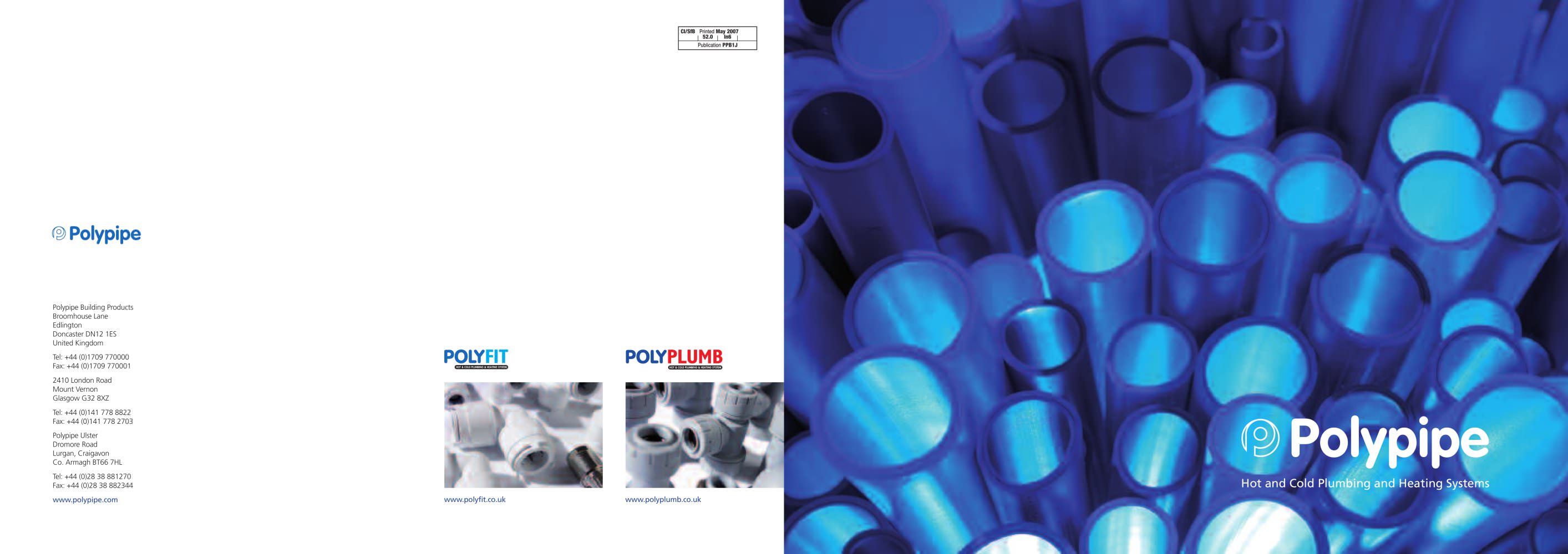 Plastic Plumbing Developer Guide *UPDATE - POLYPIPE