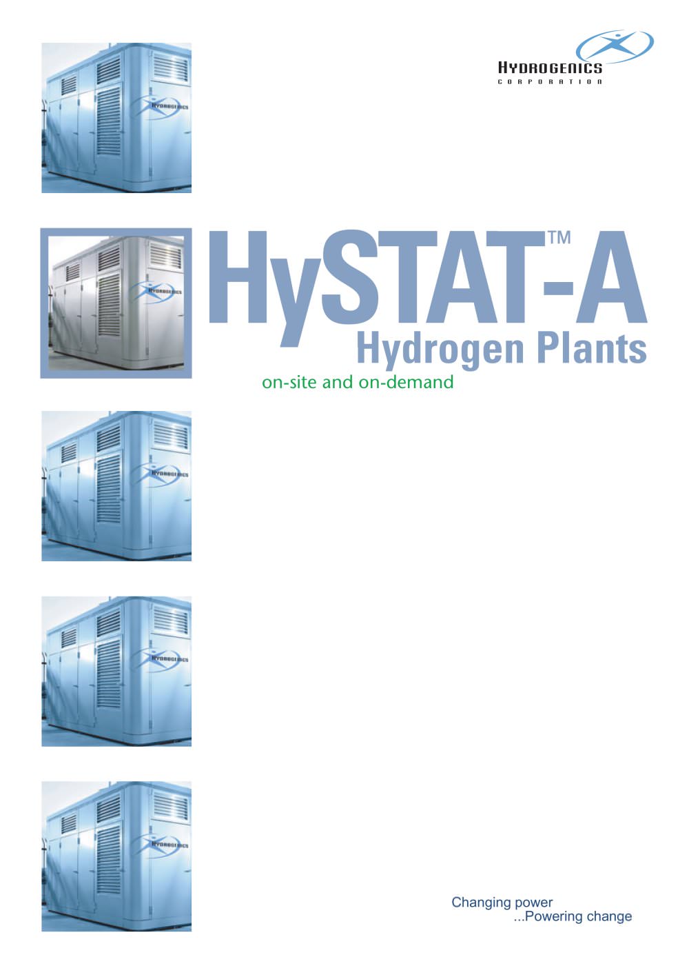 HySTAT-A Hydrogen Generator Plant - Hydrogen Systems