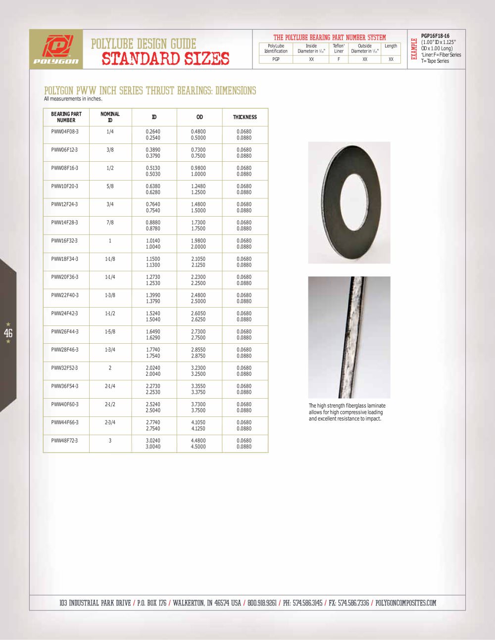 Catalog - Thrust Bearing - POLYGON