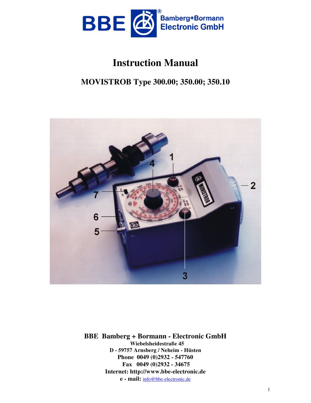 portable stroboscope - BBE