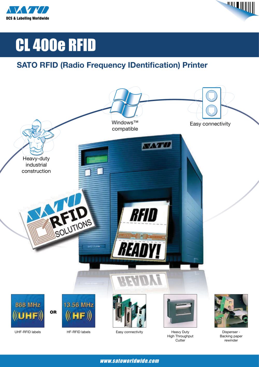 CL4 RFID printer - SATO America