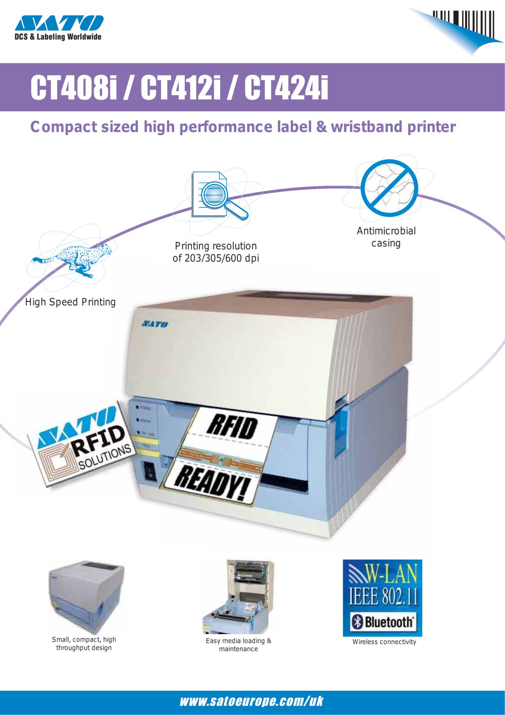CT4i serie printer - SATO America