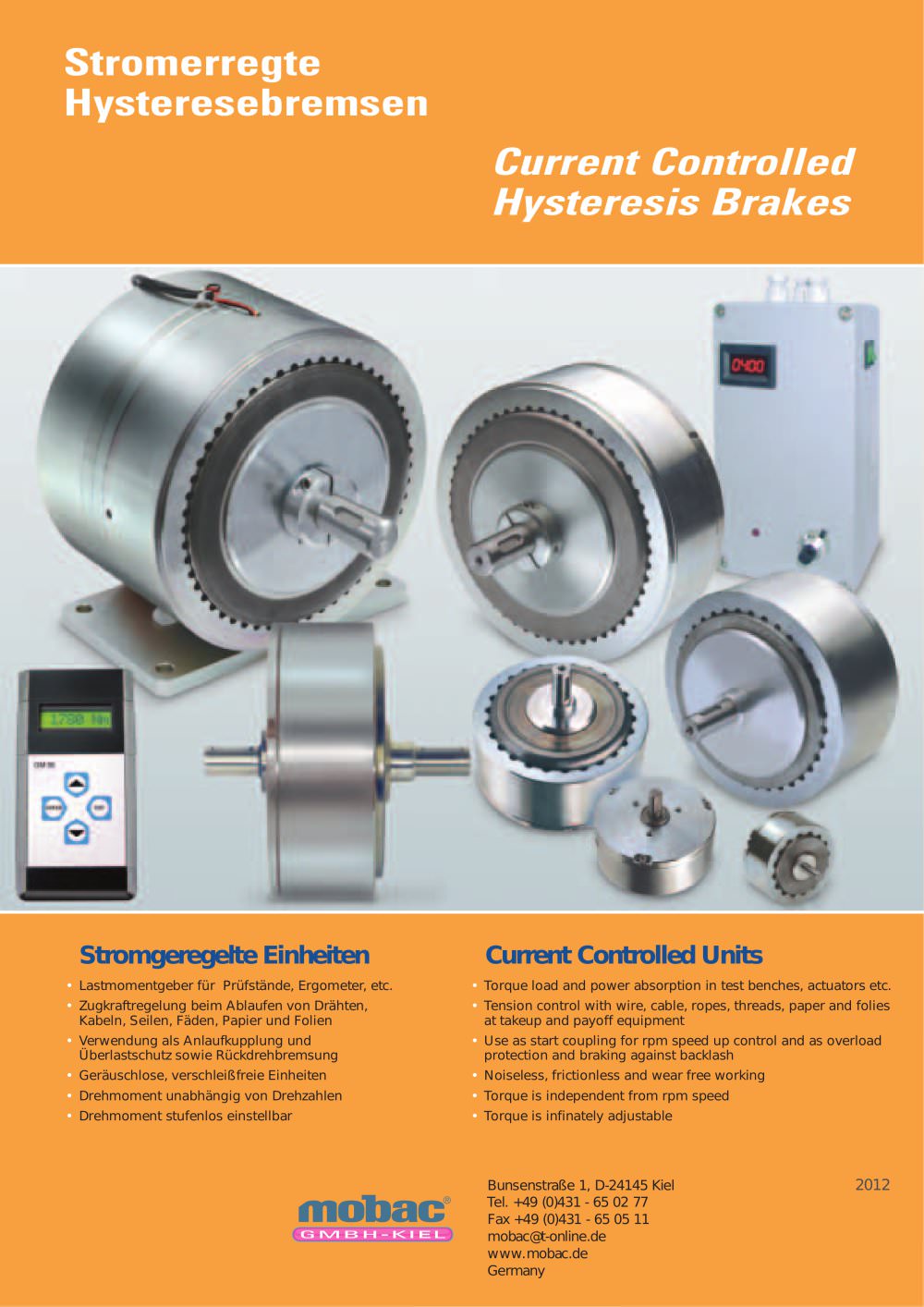 Brakes - current controlled units - mobac