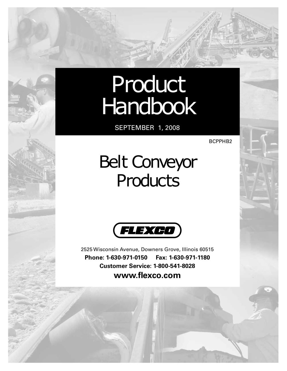 Belt Conveyor Products Handbook - FLEXCO