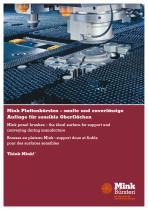 Mink panel brushes - the ideal surface for support and conveying during manufacture