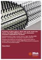 The Mink MBS-System - for damage-free conveying and stacking of sensitive products