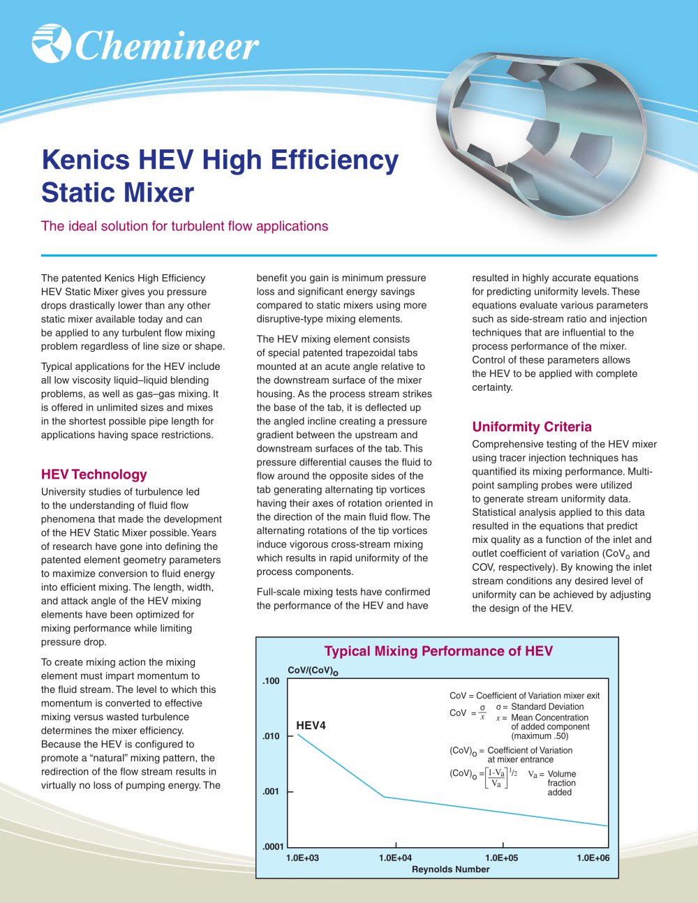 HEV Static Mixer Bulletin - Chemineer