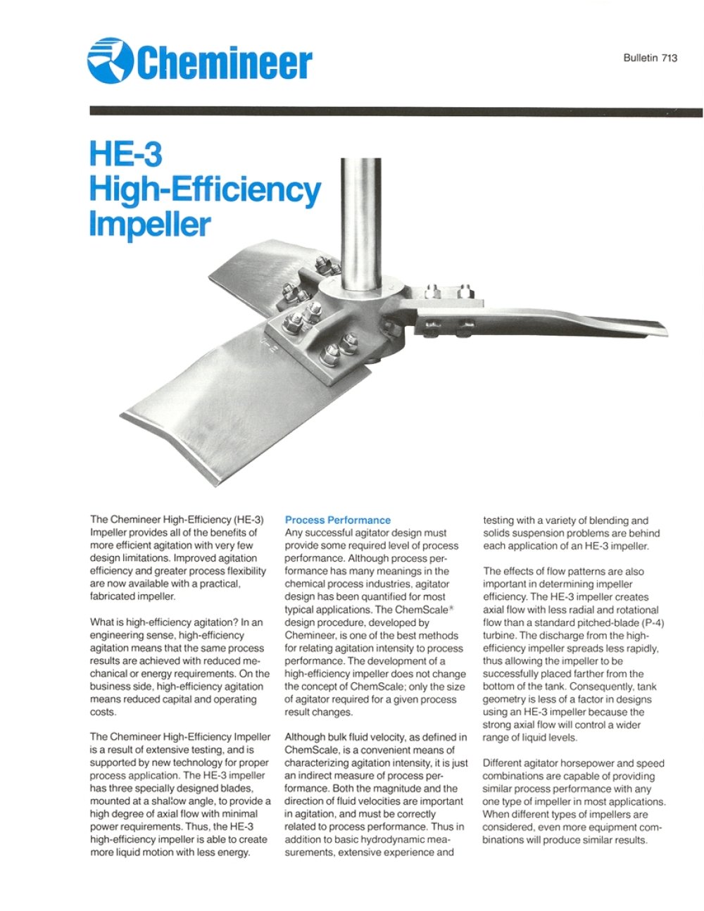 Impellers Bulletin - Chemineer