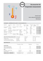 Accessories for Temperaturemeasurement