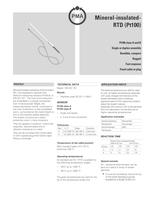 Mineral-insulated- RTD (Pt100)