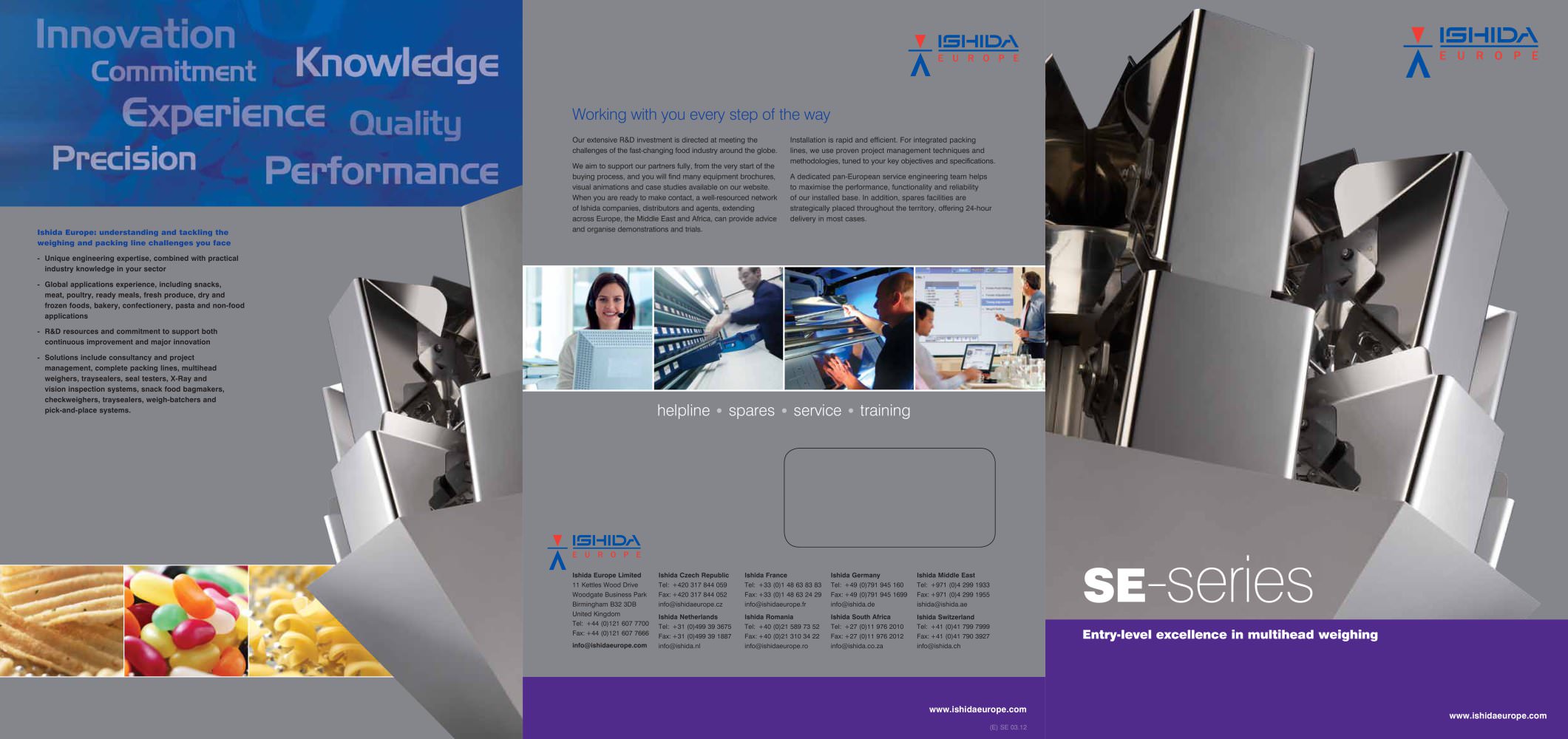 SE Series multihead weighers - Ishida Europe Limited