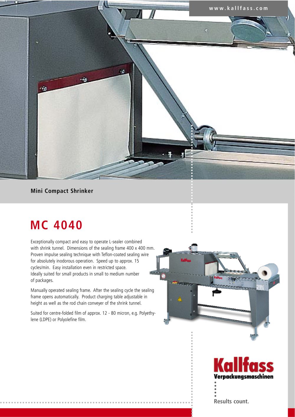 Mini-Compact-Shrinker MC 4040 - Kallfass