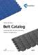 Belt catalog