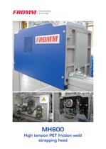 Machine heads for plastic strapping MH600