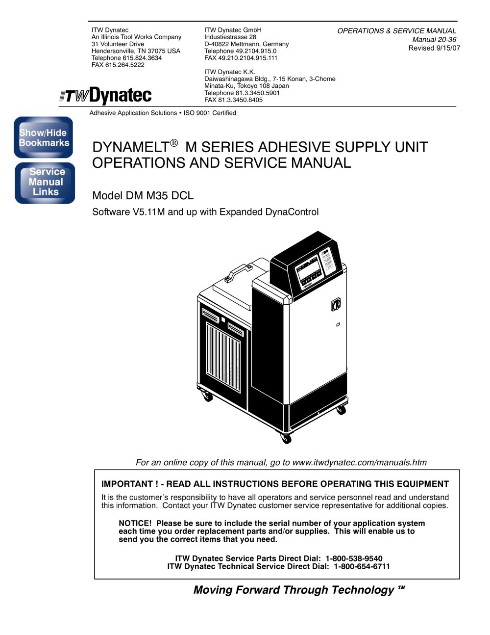 Dynamelt M35 - ITW Dynatec