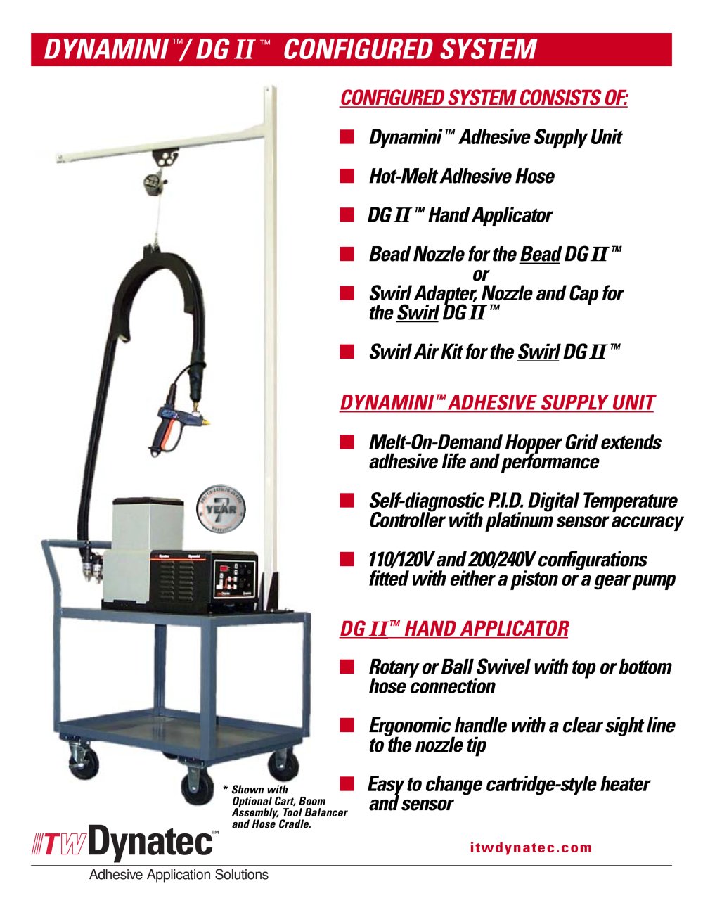ITW Dynatec DG II Hot Melt Hand Applicator - ITW Dynatec