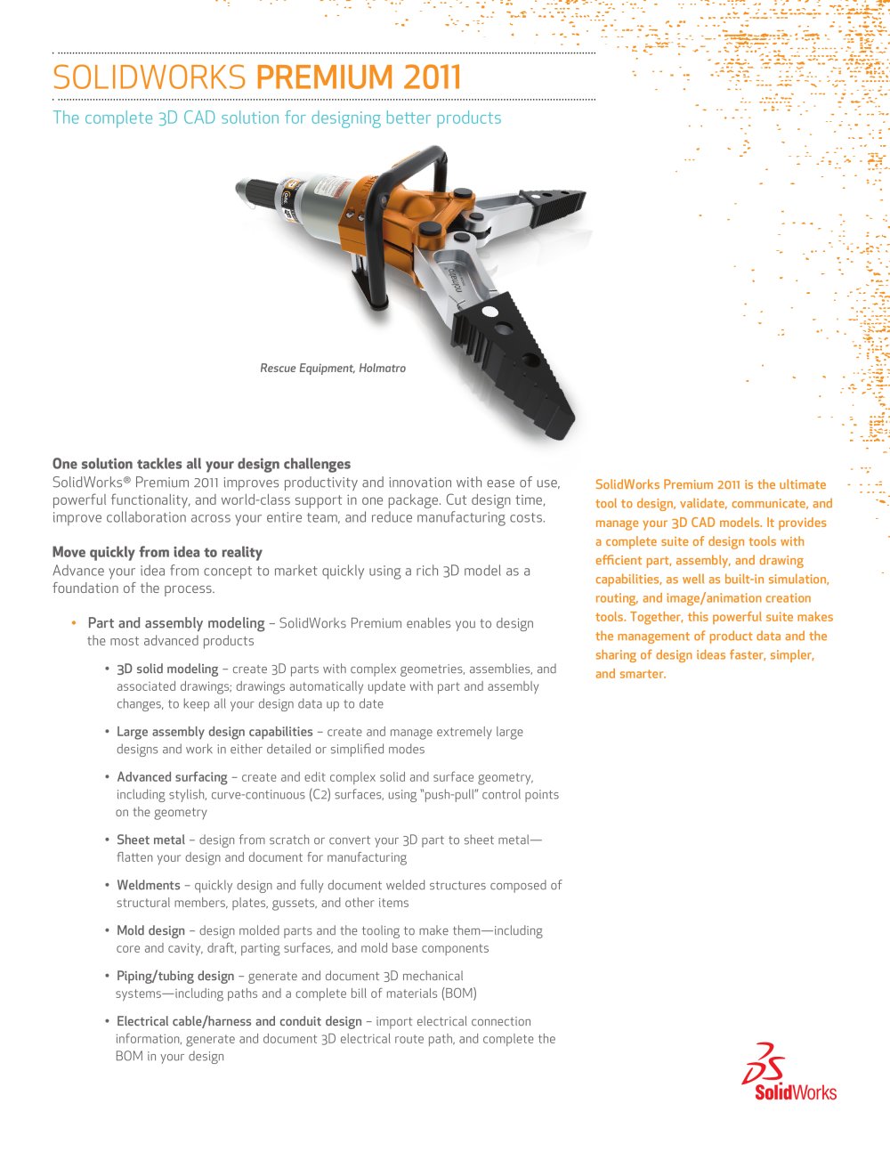 SOLIDWORKS PREMIUM 2011 - SOLIDWORKS