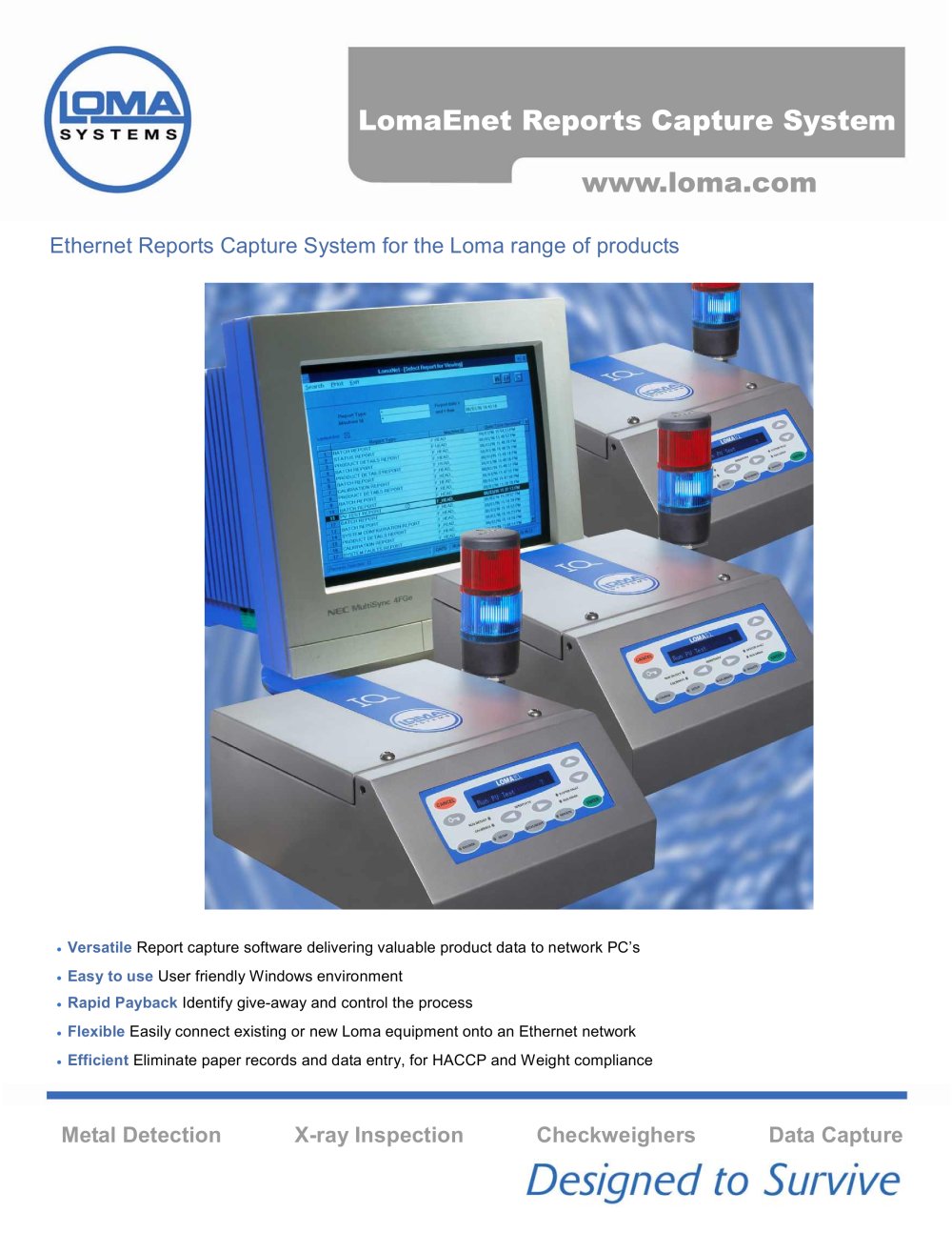 Data Capture Systems  LomaEnet - Loma Systems