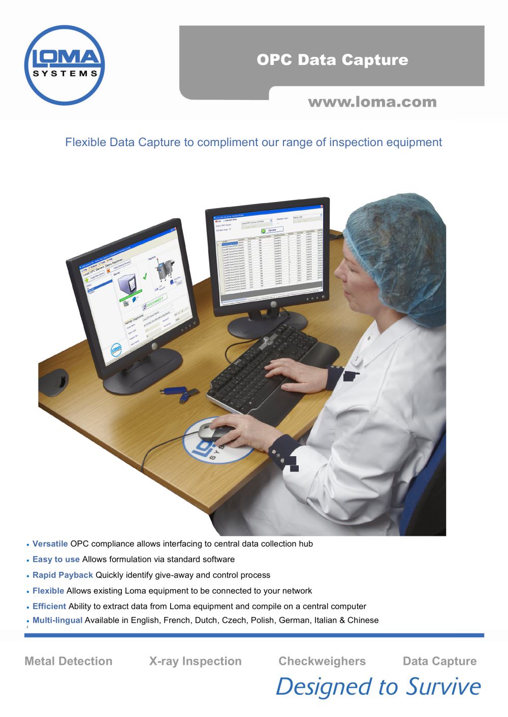 Data Capture Systems  OPC - Loma Systems