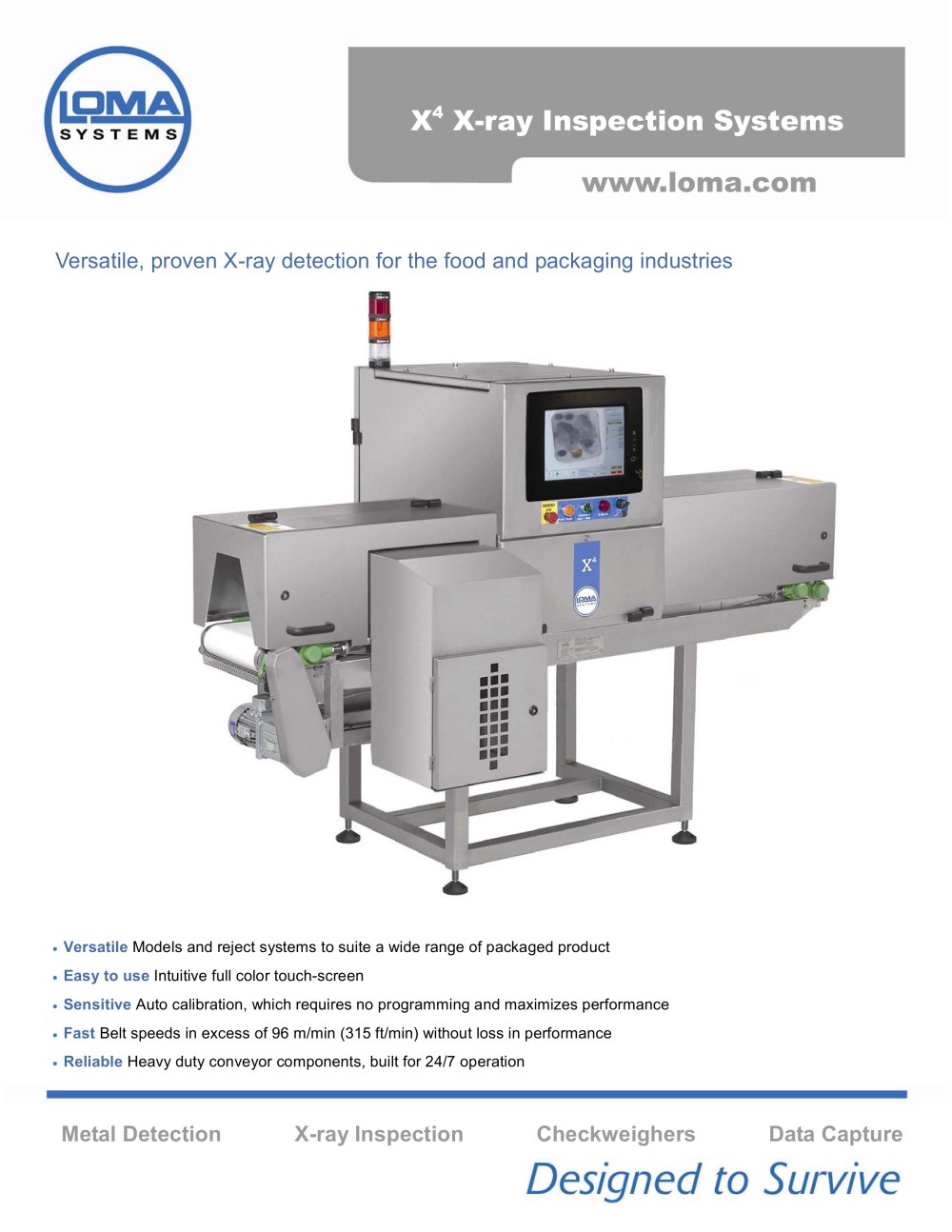 Pack X-ray Inspection - Loma Systems