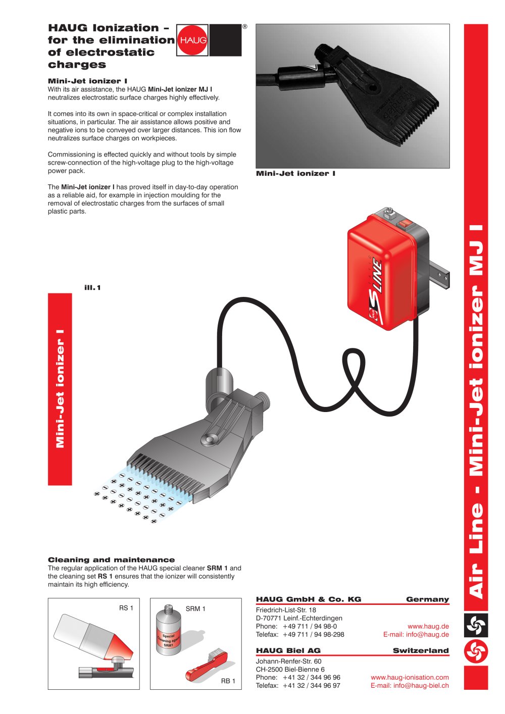 Mini-Jet Ionisator MJ I - HAUG