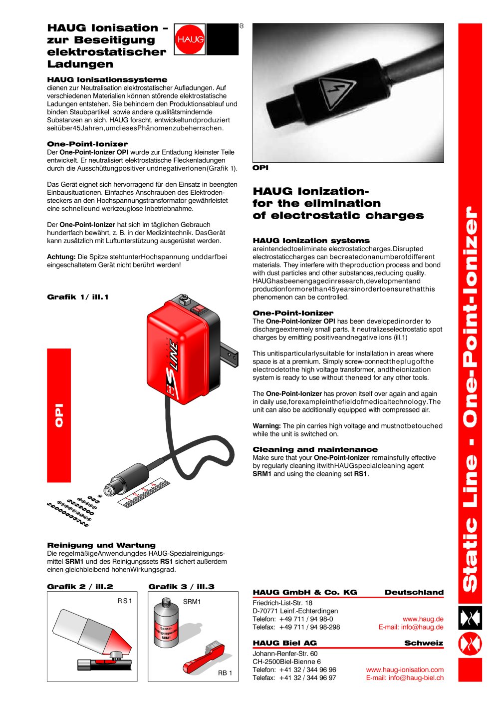 One-Point-Ionizer OPI - HAUG