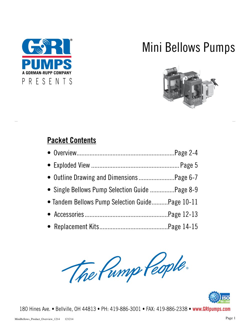 Mini Bellows Metering Pumps - Gorman-Rupp Industries