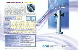 compressed air filters and centrifugal water separators 