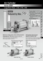 Series ECQ2 compact cylinders
