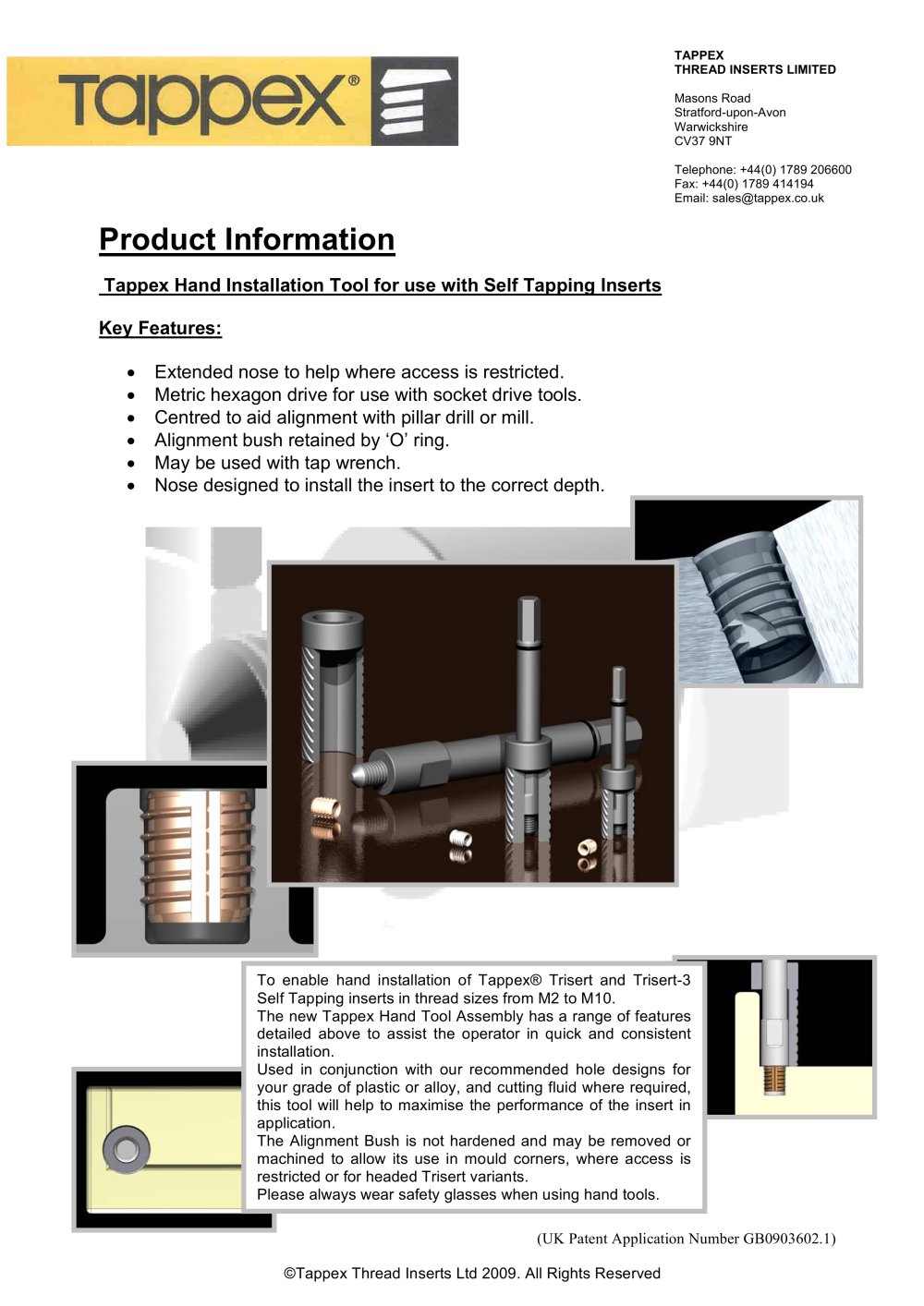 Tappex hand tools - TAPPEX