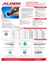 PL-900RG-N SERIES   Medical Disposable Auto-Coupling Connectors