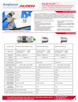 The Revolutionary New Pulse-PlusTM Industrial Ethernet Receptacles & Plugs