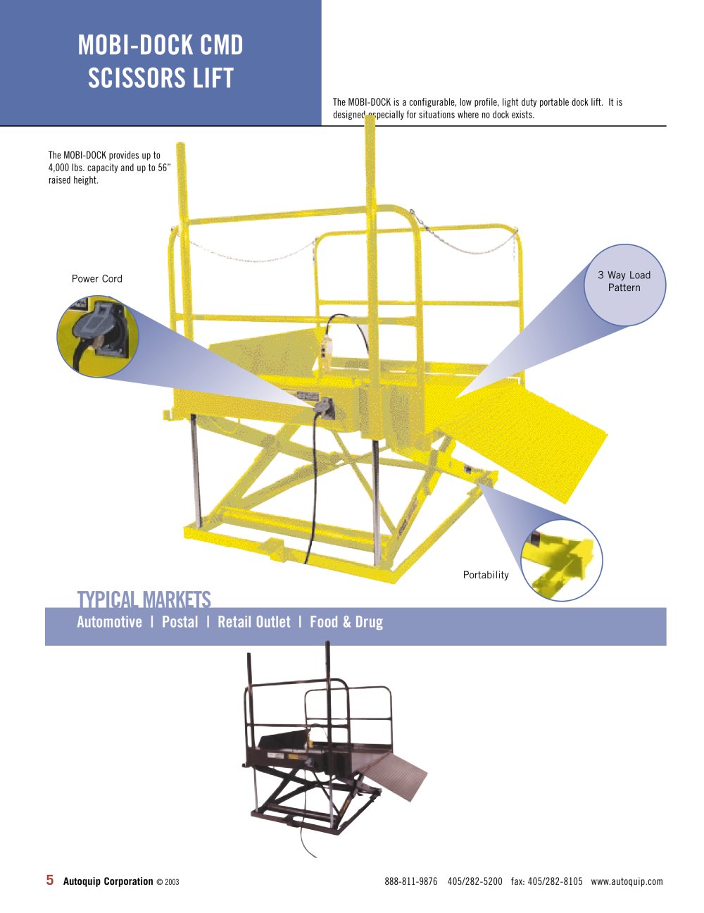 CMD Scissors Lift - Autoquip