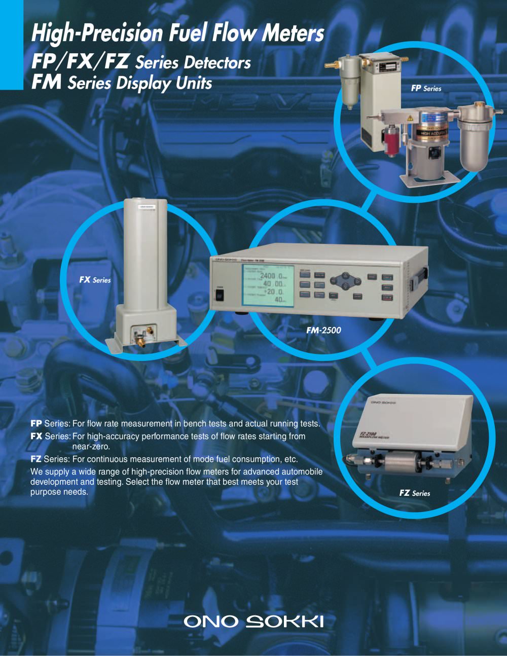 FP/FX/FZ Series Detectors - Onosokki